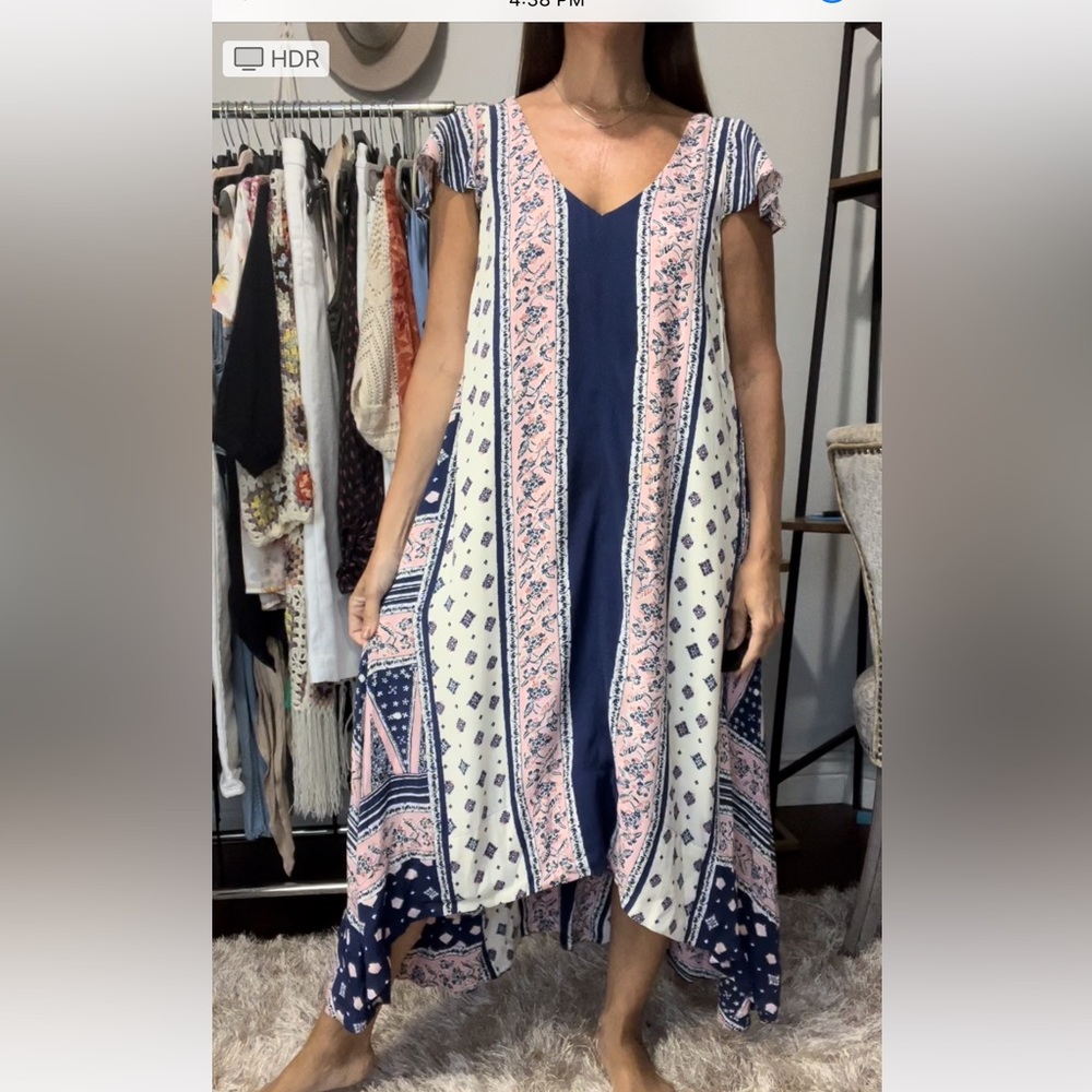 Maeve By Anthropologie High Low Maxi Floral Dress Small